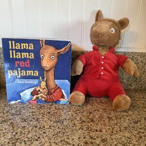Kohls Cares LLAMA LLAMA Red Pajama Stuffed Animal, Doll, Plush & book